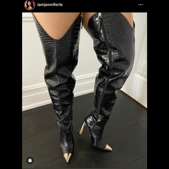 Authentic I AM JENNIFER thigh high boots!!! Never worn only tried on!! - Picture 7 of 7